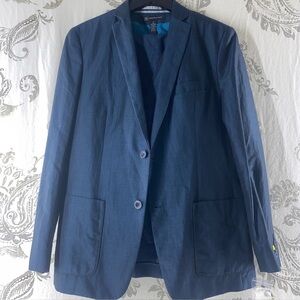 INC International Concepts Suit 3
Piece MILAN Slim Fit PINSTRIPED‎